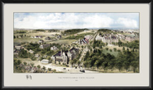 Pennsylvania State University PA 1910 Color